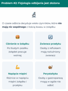 test z sodą oczyszczoną na niedokwasotę